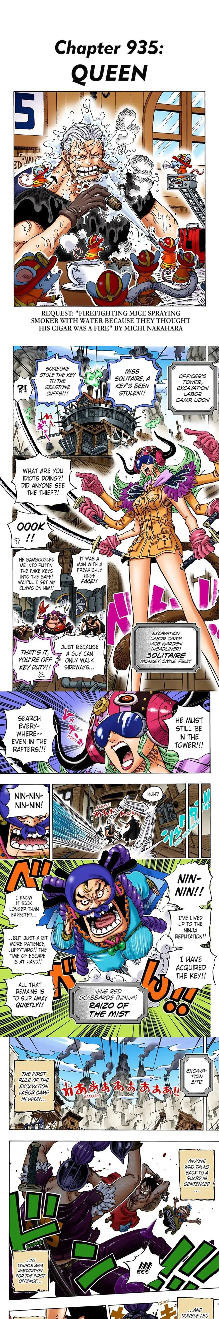 One Piece Digital Colored Chapter 935 image 1